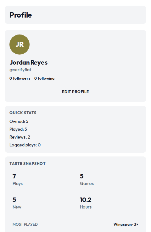 Preview of the Insights into your tastes experience in Unsleeved